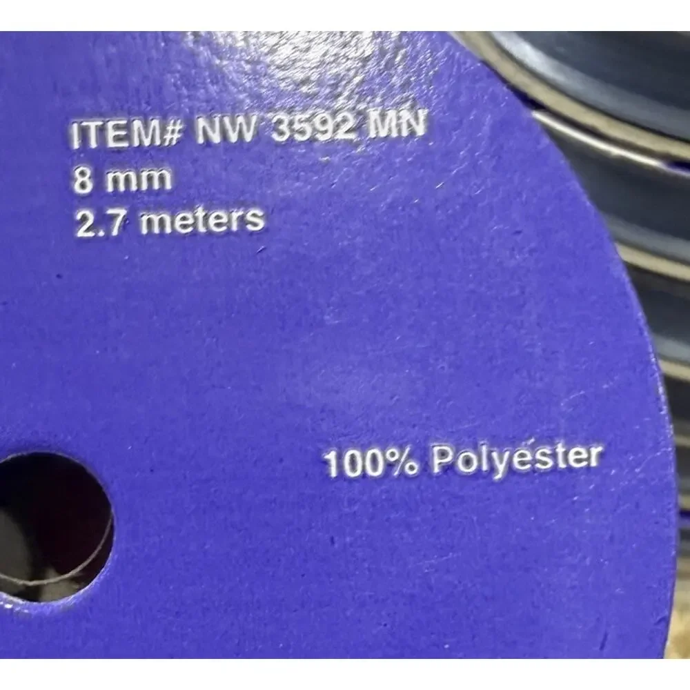 Offray Straight N Narrow 5/16” Periwinkle Blue Polyester Ribbon 11 Rolls NEW